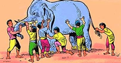 elephant in the village of the blind|Eng. 4, The Elephant and the Village of the Blind .